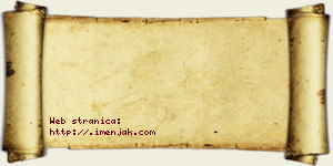 Vera Balzamović vizit kartica